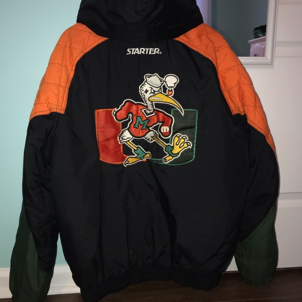 *VINTAGE* Starter Miami Hurricanes Jacket